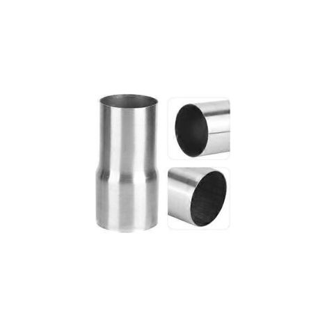 Auspuffrohradapter, 57–63 mm Auspuffrohradapter, universeller Auspuffrohrverbinder aus Edelstahl, modifiziertes Teil, Crezuo Auspuffrohrverbinder