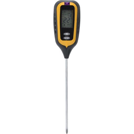 Testeur de pH Sol 4 en 1 Haute Précision, Mesure Humidité et Température pour Jardin Extérieur (1/5)