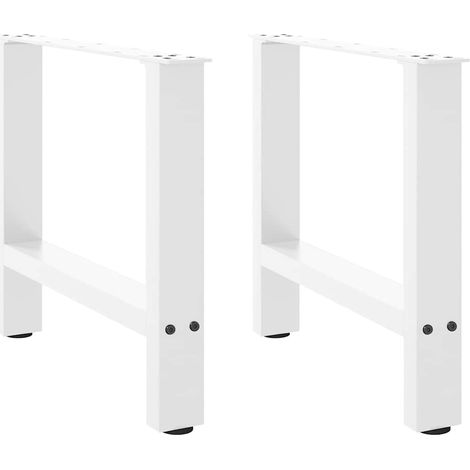 Maison Exclusive - Patas para mesa de centro blancas (2 unidades,