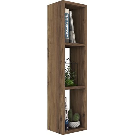 Mensola da parete, mensola portaoggetti Shelf Noce (1/5)