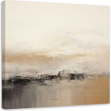 Tableau déco Abstraction Lofts Beige 60x60 (1/5)