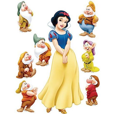 Sticker - Blanche-Neige Disney - 30x30 cm