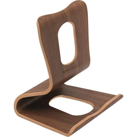 Soporte multifuncional Terratec madera real compacto 150x165 mm