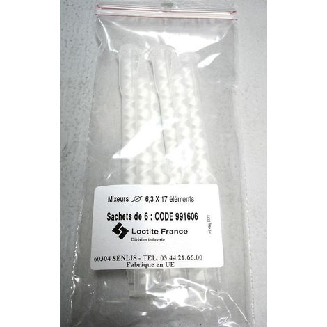 Buse mélangeuse Loctite, 50ml Cartouches Duo-Pak 6 élements à mélanger ( Prix pour 1 )