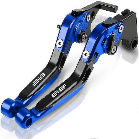 Accessoires moto uniques : leviers de frein et d'embrayage, poignées et embouts de guidon compatibles avec Kawasaki Ninja 650R ER6F/N et Ninja 650R ER6F (2006, 2007, 2008). (1/5)