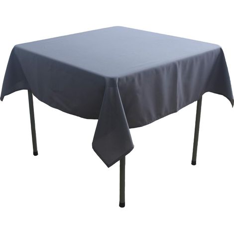 1 Nappe Carrée, Polyester, Sans Couture, Bord Ourlé, Résistante Eau, Mariage Fête