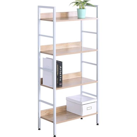WOLTU Estantería para estudio u oficina, 4 niveles, soporte para plantas (1/5)