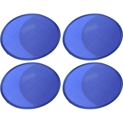 4 ventiladores redondos plegables azules (1/4)