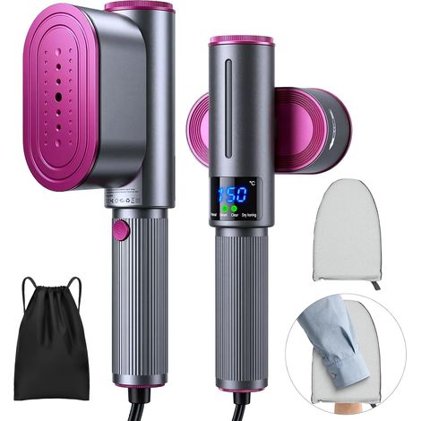 1200W Défroisseur Vapeur de Voyage, 24g/min Repasser Vertical (1/5)
