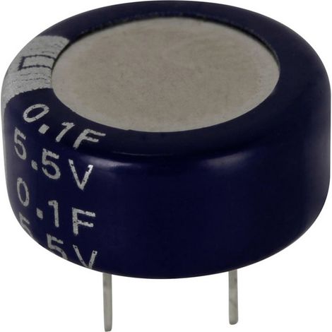 Eaton KR-5R5C105-R Super-Cap Kondensator  5.5 V/DC 80 % (Ø x H) 21.5 mm x 7.1 mm 1 St.