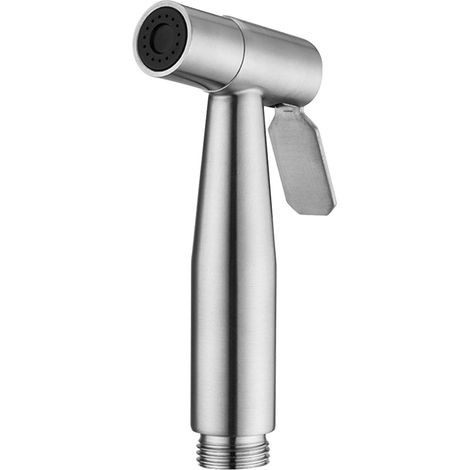 Douchette Bidet pour WC en acier inoxydable 304 - Pulvérisateur à main pour salle de bain, nettoyage des couches et du papier hygiénique (argent) (1/5)