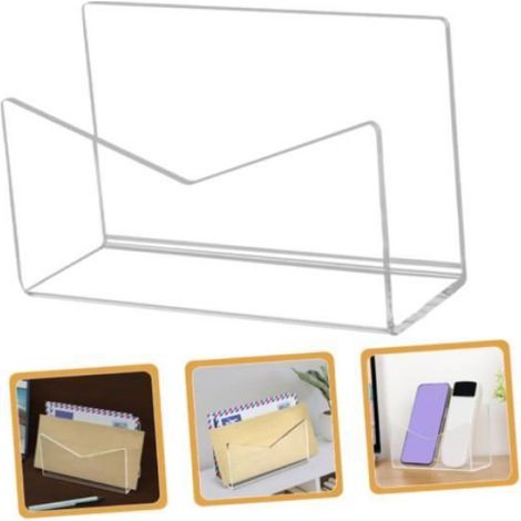 Porte-Courrier - Non spécifié - Organisateur en Acrylique - Transparent - Design Simple - Économise de l'Espace (1/4)