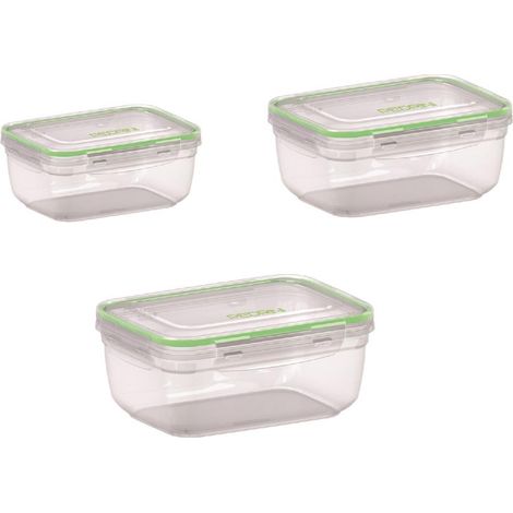 Set 3 Pezzi Frigobox Contenitori Rettangolari Ermetici Pedrini (1/2)