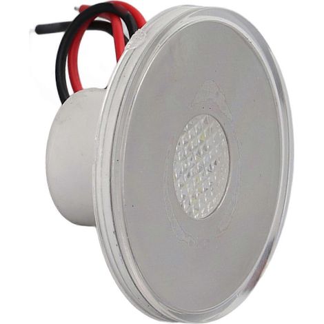 Deckenleuchte 10–24 V 0,5 W LED-Deckenlampe, weißes Licht 4000 K, runde Leuchte, Heimdekoration für Terrasse