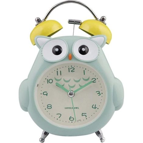 Réveil Belle Bande dessinée Hibou réveil à Piles Montre réveil décor à la Maison Horloge de Bureau