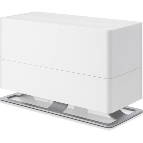 Humidificateur d'air big, humidificateur à économie d'énergie pour des pièces jusqu'à 100 m², humidificateur avec arrêt automatique, LEDs à intensité variable, blanc (1/5)