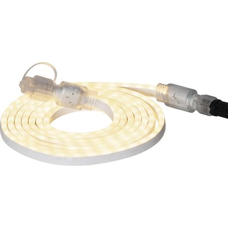 Lichterschlauch ,EXTRA', System 24, flach, Zubehör, 180 LEDs, warmweiß, 3m, 3,9W