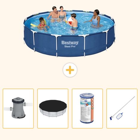Bestway Bestway Steel Pro Ronde - 396x84 cm - 5-pièces S304 (1/5)
