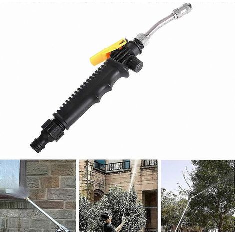 Extendable 2-in-1 Jet Washer with High Pressure Cleaning Function for Outdoor Surfaces (1/5)