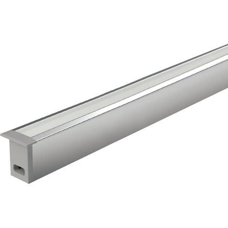 Difusor Opal 2 Mtr Perfil Mini Empotrar - MINI - Perfil empotrado para rollos led de 15W/m. máx. (1/5)