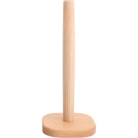 SABIR Porte Rouleau de Cuisine, Antidérapant Porte Sopalin, Porte Essuie Tout Bois pour Cuisine, Salle de Bain (1/5)