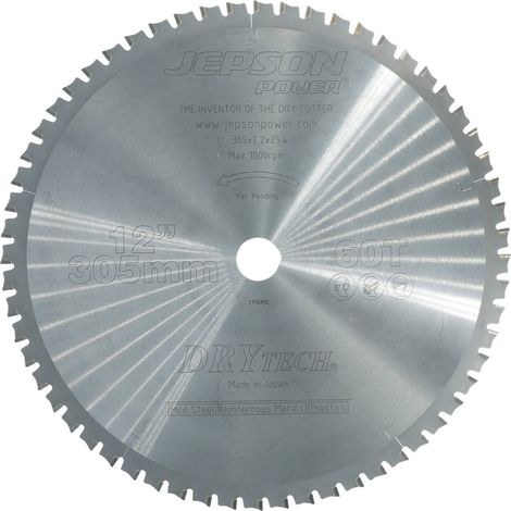Jepson Drytech HM-Sägeblatt Durchmesser 305 mm / 60Z für Stahl