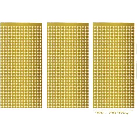 Cortina de fondo, tela con lentejuelas, 2 metros de largo, color dorado - paquete de 3 (1/2)