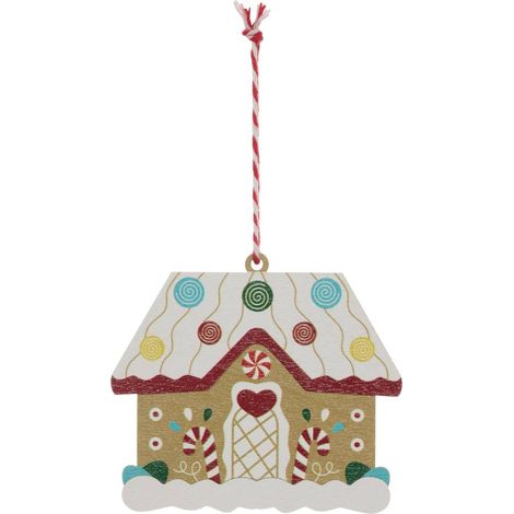Adorno para el árbol de Navidad sobre un expositor de madera con forma de árbol y motivos gastronómicos - Feeric lights & christmas (1/5)