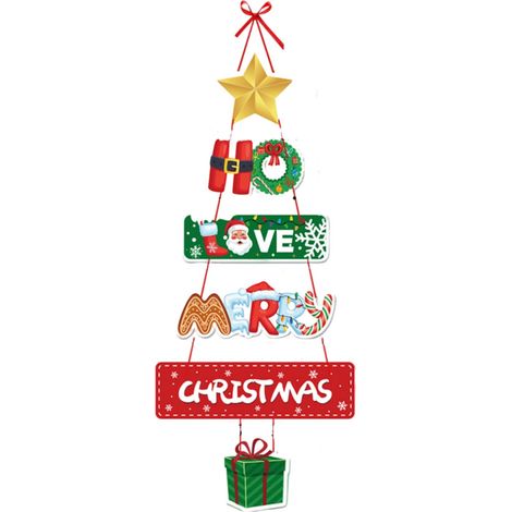 Decorazione di carta da appendere alla porta, Festa, Babbo Natale, - 1