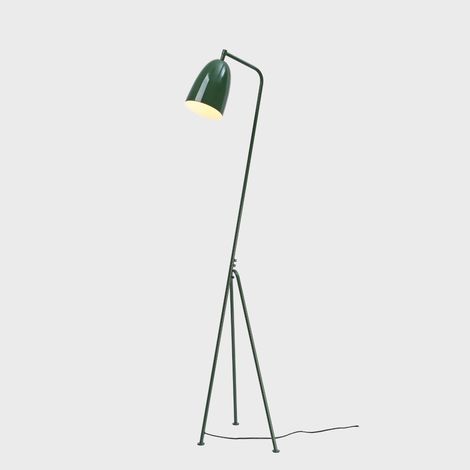 Lámpara De Pie De Diseño "Shoppen" - Verde army