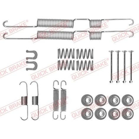 Kit d'accessoires, mâchoire de frein QUICK BRAKE 105-0074 TOYOTA