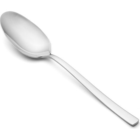 Arcos Cucchiaio da dessert monoblocco in acciaio inossidabile 18/10, argento - 190 mm cucchiaio da dessert. Posate dalle linee rette, con morbide curvature sul manico. Design moderno e innovativo.