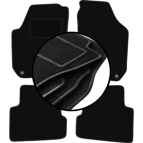 Set di tappetini in velluto per: Skoda Fabia II berlina, station wagon (2007-2014)