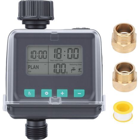Minuterie de robinet pour tuyau d'arrosage, arroseur d'eau Programmable, système d'irrigation goutte-à-goutte automatique pour pelouse, 1 sortie (1/5)