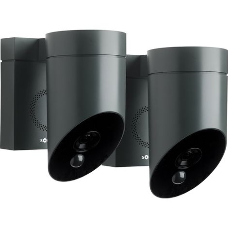 SOMFY 1875341 - 2 Outdoor Camera grises 2 - Caméras de surveillance extérieures sans fil