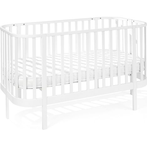 Cuna de Madera Blanca 2en1 140x70 GRAND Infantil Cuna de Madera Blanca 2en1 140x70 GRAND Infantil (1/5)