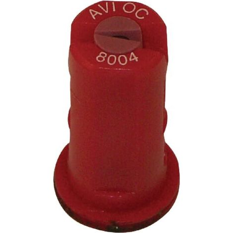 Boquilla anti-deriva venturi simple chorro exc茅ntrico AVI OC 80掳 04 rojo cer谩mica Albuz ALBUZ AVIOC8004