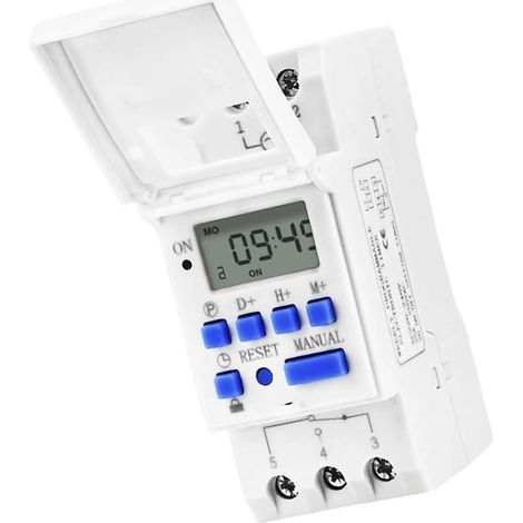 Relais électroniques, programmation horaire sur 7 jours, 16 (1/5)