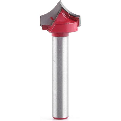 Akozon Fraise à Rainurer V à Bois 6mm Shank 3D CNC Gravure V Groove Aiguille Astuce Routeur (16mm). (1/5)