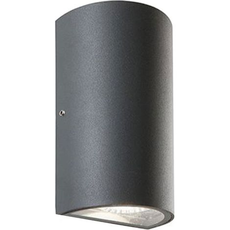 APPLIQUE DOPPIO LED 'TRUMP' 12 W 700 lumen - grigio (1/2)