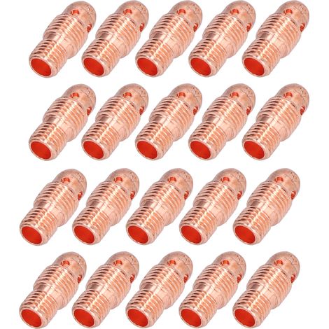 Kit de 20 pièces de rechange pour torche de soudage TIG WP-9F (corps de pince en cuivre).