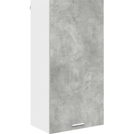 Maison Exclusive - Armadio pensile Grigio Cemento e Bianco 50 x 31 x 100 cm