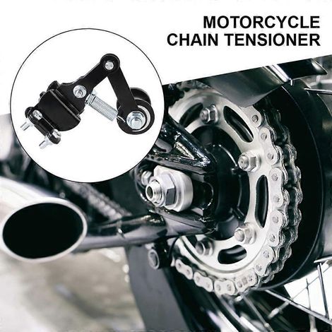 Tendeur de chaîne pour motos tout-terrain, quads et buggies de plage, en alliage d'aluminium (1/4)