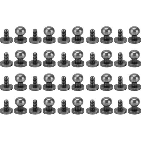 Rivets en Laiton à Tête Ronde pour Accessoires de Maroquinerie et Bijoux, 8x7mm (1/5)