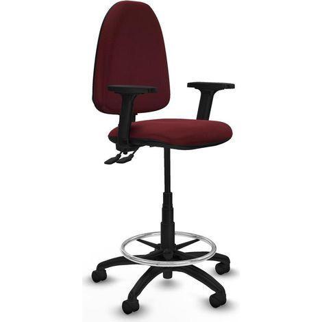 Piqueras y Crespo B2D01RN Silla de Oficina Granate