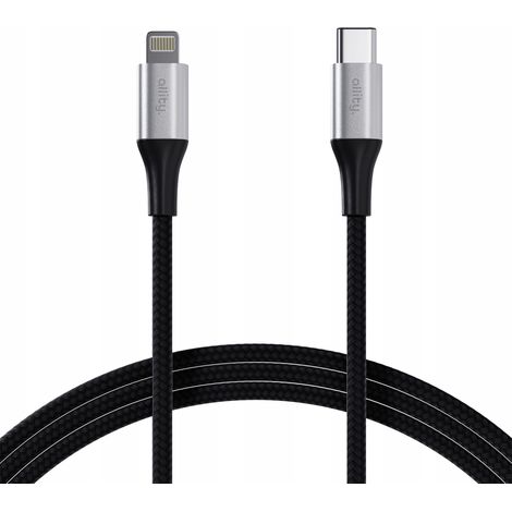 Allity USB Typ C - Apple Lightning Kabel 2 m Schwarz 1 Stück. (1/5)