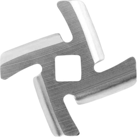 Accessoires pour hachoir à viande domestique : couteau en acier inoxydable, lame à mailles, appareil à lavement, plaque perforée pour hachoir à viande. (1/5)
