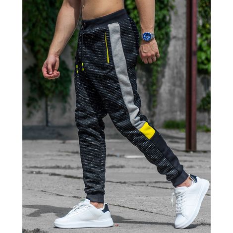Schwarze Herren-Jogginghose Recea XXL