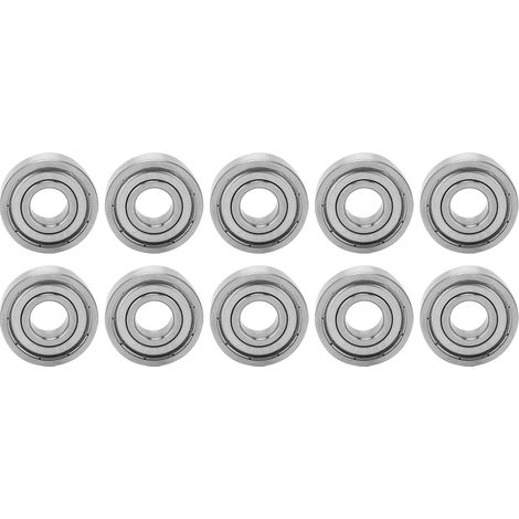 10 roulements à billes 26x10x8mm en acier inoxydable pour réducteurs de papeterie et concasseurs (1/5)