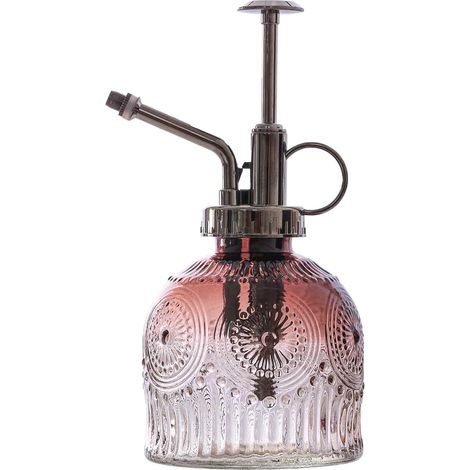 1 Vaporisateur en verre, 230 ml, pompe antirouille, verre brun dégradé, pour plantes et ménage (1/5)